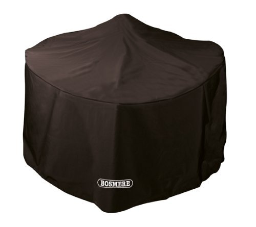 Bosmere Protector 6000 | Small Round Firepit Cover – Black – 100% Waterproof, UV Protected, Outdoor Protection - D66cm H50cm – 6 Year Guarantee, D760