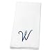 Lillian Vernon Script Personalized Monogram Guest Towels - 5 Foil Initial Color Options, Linen Feel Disposable Set for Bathroom, Wedding, & Party - Pack of 100, 13