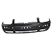 Perfect Fit Group V223 - Golf Front Bumper Cover, Primed, W/O Molding And Spoiler, Gl/ Gls/ Gti Model