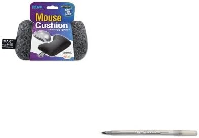 KITBICGSM11BKIMAA10166 - Value Kit - IMAK PRODUCTS Mouse Wrist Cushion (IMAA10166) and BIC Round Stic Ballpoint Stick Pen (BICGSM11BK)