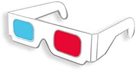 3D Glasses Enamel Pin