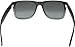 Ray-Ban RB4165 Justin Rectangular Sunglasses, Rubber Grey On Clear Grey/Grey Mirrored Silver Gradient, 55 mm