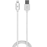 vCharged 2 FT MFi Certified Lightning Cable Compatible with iPhone, iPad & AirPods w/ 1 Year Warranty