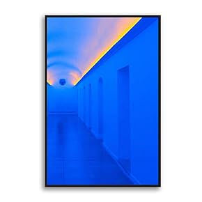 Framed Canvas Wall Art for Living Room, Bedroom Colorful Corridor Canvas Prints for Modern Home Decoration Ready to Hang - 16"x24" inches