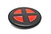 X-Men Red Black Round Belt Buckle Xmen Logo X