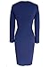 VfEmage Womens Celebrity Sexy Deep V Ruched High Waist Bodycon Pencil Dress