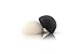 Konjac Sponge - Set of 2 Facial Sponges, Pure White & Activated Charcoal (as Blackhead remover for acne prone skin) Gentle Exfoliating Facial Scrub balances PH for all skin types - by Vivre Jolie