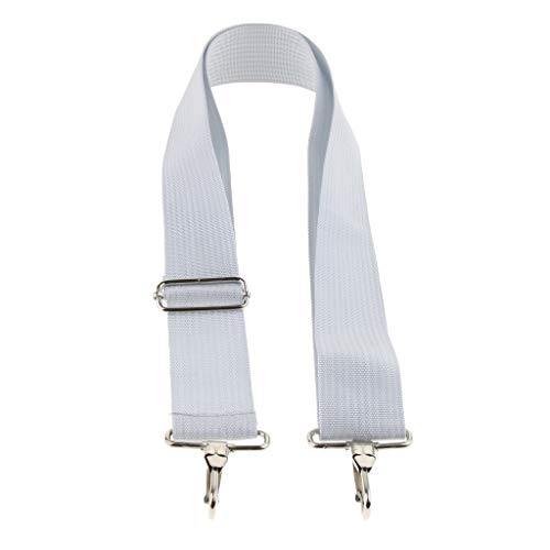 B Blesiya Adjustable African, Snare Drum Djembe Soft Strap Belt for Percussion Accessory - White, as described - Thumbnail 4