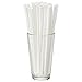 DuraHome Clear Plastic Straws 500 Pack - Individually Wrapped Drinking Straw 7.75 inches long - Restaurant Style Disposable Straws (500 Pack)