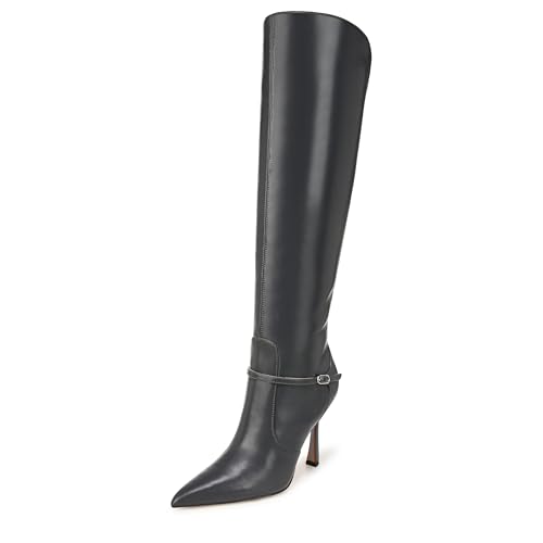 Sam Edelman Women’s Elia Over-the-Knee Boot Iron Smoke 5 Medium
