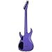 ESP LTD SC-607 Stephen Carpenter Baritone 1-Hum Electric Guitar with Case, Purple Satin