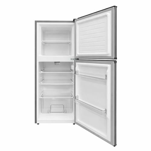 Geladeira Refrigerador Compacto HQ 140L Duplex Defrost, Baixo Consumo A+++ Preto/Cinza HQ-140RDF (220, Volts)