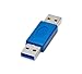 Conwork 2-Pack SuperSpeed USB 3.0 Type-A Male to Male and Female to Female Adapter Bridge Extension Coupler Gender Changer Connector