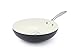 GreenPan Lima 3D I Love Fish & Veggies 11 InchHard Anodized Non-Stick Dishwasher Safe Ceramic Wok
