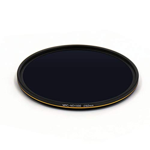 LENSKINS 82mm ND 1000 Filter, 10 Stop Neutral Density Filter for Camera Lenses, 16-Layer Multi-Resistant Coated, German Optics Glass, Weather-Seal ND Filter with Lens Cloth - Thumbnail 3
