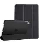 Procase iPad Pro 9.7 Case 2016 (Old Model), Ultra Slim Lightweight Stand Smart Case Shell with Translucent Frosted Back Cover for Apple iPad Pro 9.7 Inch (A1673 A1674 A1675) -Black