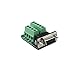 Avanexpress DB9 Breakout Connector RS232 Serial 9 Pin Connector Db9 Terminal Female with Screw
