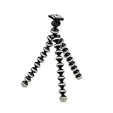 Gopromate (TM) Octopus Tripod with Adapter for Gopro Hero 3+/3/2/1 - Black + White
