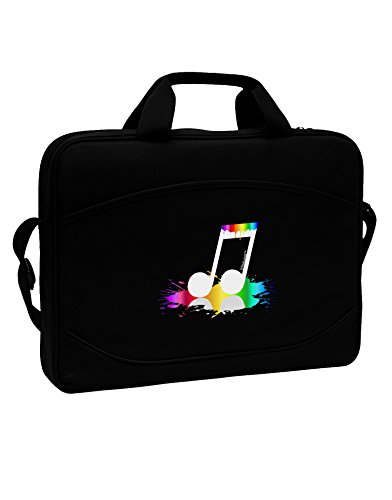 TooLoud Paint Music Note 15" Dark Laptop / Tablet Case Bag