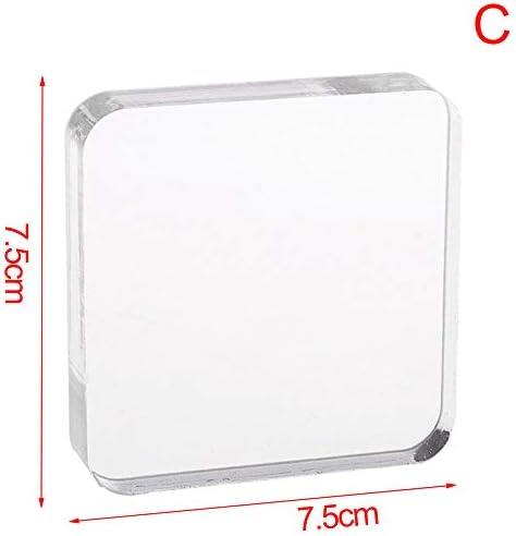 DUHUANG New Sculpture Scrapbook Clay Pottery Workbench Acrylic Pad Transparent Stamps Block