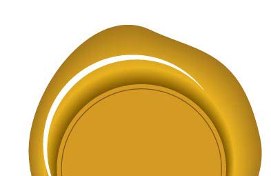 Herbin Glue Gun Wax - 4 3/4 Long - Gold