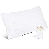 MARNUR Shredded Memory Foam Pillow Orthopedic for Sleeping Adjustable Firmness Neck Pain Relief with Washable Cover for Back and Side Sleepers Queen Size(20×30 in) -1 Pack