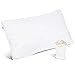 MARNUR Shredded Memory Foam Pillow Adjustable Soft Ergonomic Pillow Queen for Neck Pain with Washable Cover for Back Sleepers Side Sleepers and Stomach Sleepers (20×30 in)