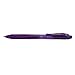 Pentel BL107V EnerGel-X Retractable Roller Gel Pen, .7mm, Violet Barrel/Ink, Dozen