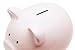 Pearhead Ceramic Pink Piggy Bank, Makes a Perfect Unique Gift, Nursery Décor, Keepsake, or Savings Piggy Bank for Kids, Pink