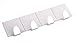 KONE Adhesive Towel Hooks Stainless Steel 4 Piecs (No Need to Put Holes)