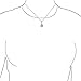 Bride AAA Cubic Zirconia Traditional Classic Bridal Large CZ Teardrop Solitaire Pendant Necklace For Wedding Women .925 Sterling Silver