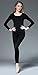 Vinconie Thin Thermal Underwear for Women Long Johns Set Scoop Neck Base Layer