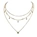 Essencedelight Necklace for Women Girls Fashion Choker Star Pandant Jewelry Necklaces Gold
