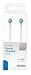 Samsung HS130 Wired Stereo Earbud 3.5mm universal headset with In-Line Multi-Function Answer/Call Button (Blue)