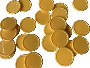 1000 X YELLOW TOKENS DRINK VOUCHERS REWARDS POKER CHIPS 25MM