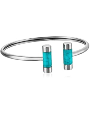 Acetate Barrel Flexi Cuff Bracelet