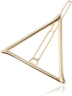 Amazon Y T レディース 多種類 ヘアピン バレッタ ヘアアクセサリー ヘアクリップ サークル トライアングル 髪留め 髪飾り お洒落 L57 A 三角 バレッタ クリップ 通販