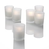 Set of 12 Eastland Frosted Standard Votive Holders