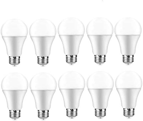 Led Bulb, ABEDOE 7W E27 Smart Sensor Bulb Auto ON/Off, BR30 LED Dusk to Dawn Bulbs, 1080LM Bulbs for Porch Hallway Patio Garage (AC 85-265V, 40W Incandescent Replacement, Cool White, Pack of 10X)