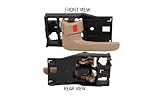 Toyota Brown Inside Front Or Rear Driver Side Replacement Door Handle