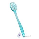ACELIST Long Handle Bath / Shower Body Brush with Super Soft Bristles-Topnotch Shower Back Scrubber,Wholesome Beauty Dry Skin Body Brush (Blue) by ACELIST