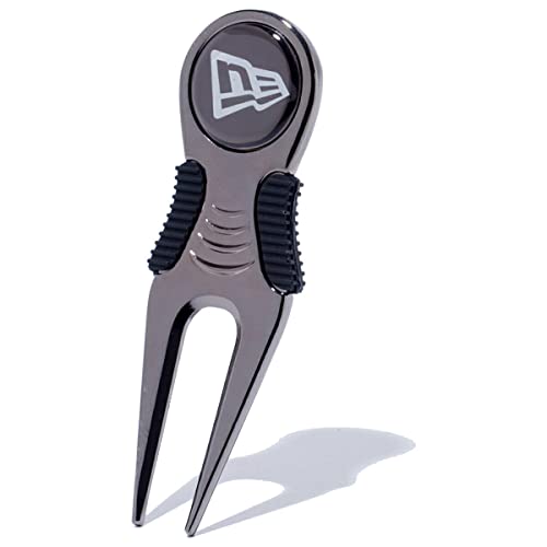 [ニューエラ] GOLF GREEN FORK FL BOX BLK 11225883 メンズ メタル ブラック × ホワイト マーカー:直径2.2 cm/フォーク:全長9.0 cm