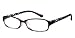 EyeBuyExpress Rectangle Violet Reading Glasses Magnification Strength 3.75