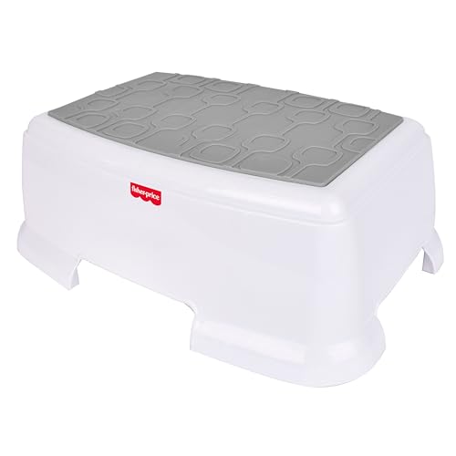 Fisher-Price™ Toddler Step Stool – Non-Slip Textured Top, Wide Stable Base, Lig…