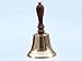 Hampton Nautical Solid Brass Hand Bell, 7