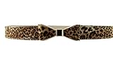 Leopard Print Faux Leather Fashion Belt for Ladies, Gift Idea
