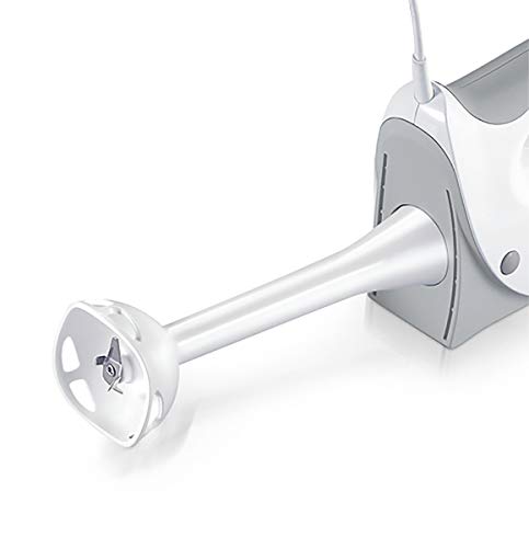 Bosch Handrührer MFQ3540, Handrührgerät, 2 Rührbesen, 2 Edelstahl-Knethaken, spülmaschinengeeignet, 5 Stufen, Pürierstab, Mixbecher, 450 W, weiß 8