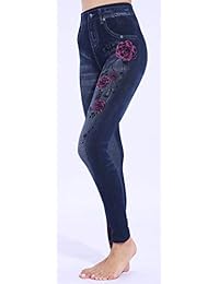Leggings para dama (algodón, pantalones de jegging), color verde