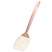 Juvale Slotted Turner - Copper Coated - Ideal for Cooking and Serving - Rose Gold, 14 x 1.2 x 3.5 Inches