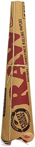 36 RAW Classic Rolling Paper Cones Natural Hemp - 6 Packs of 6 Cones